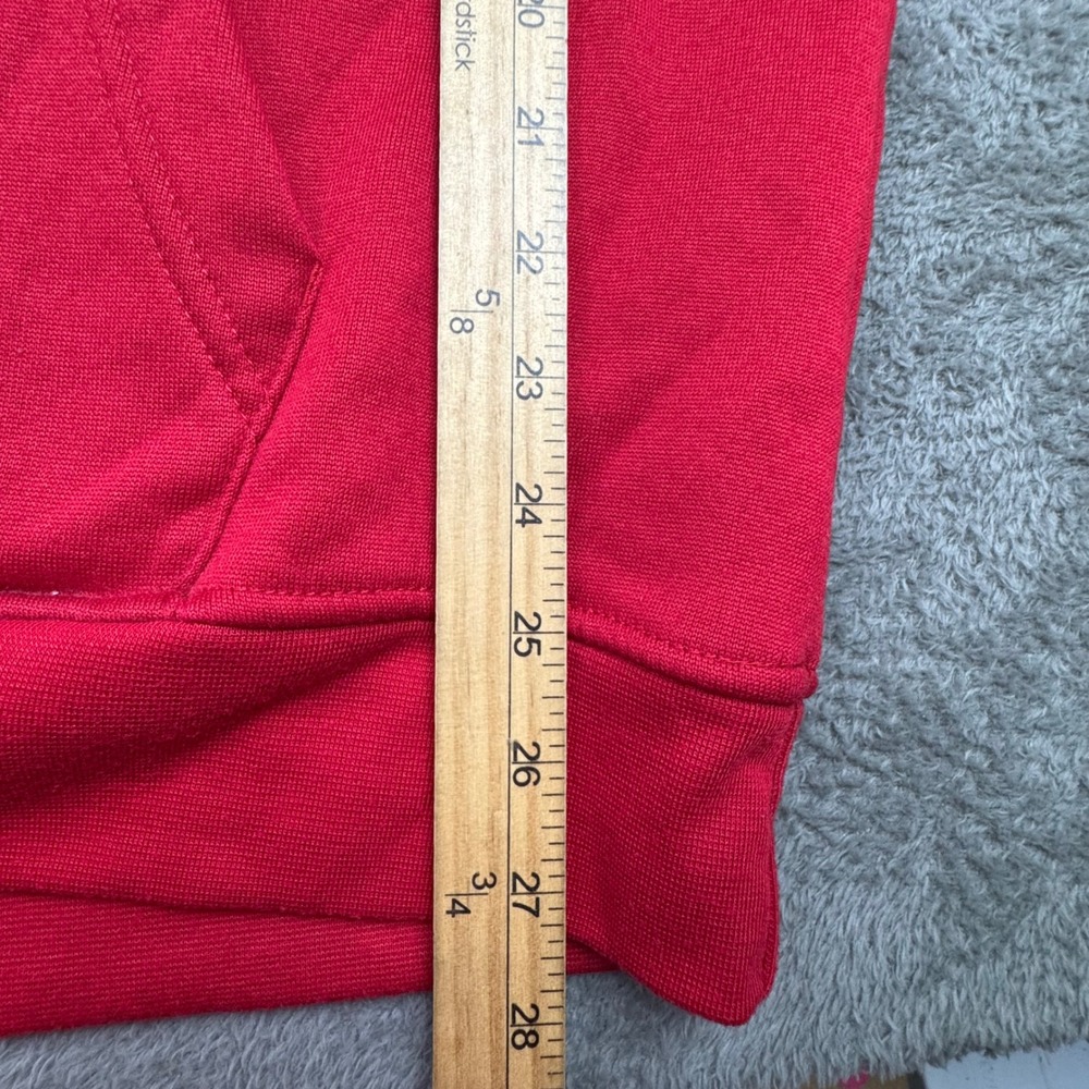 Ecko Unltd Hoodie Mens XL Red Excellent Graphic Logo Tech Fleece Pullover - Picture 6 of 10